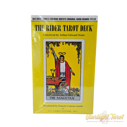 The Rider Tarot Deck Premier Edition (bonus full color spread sheet) - Arthur Edward Waite, Pamela Coleman Smith