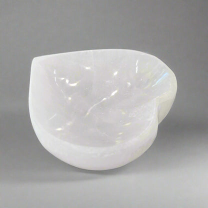 Selenite Bowl Heart Shaped