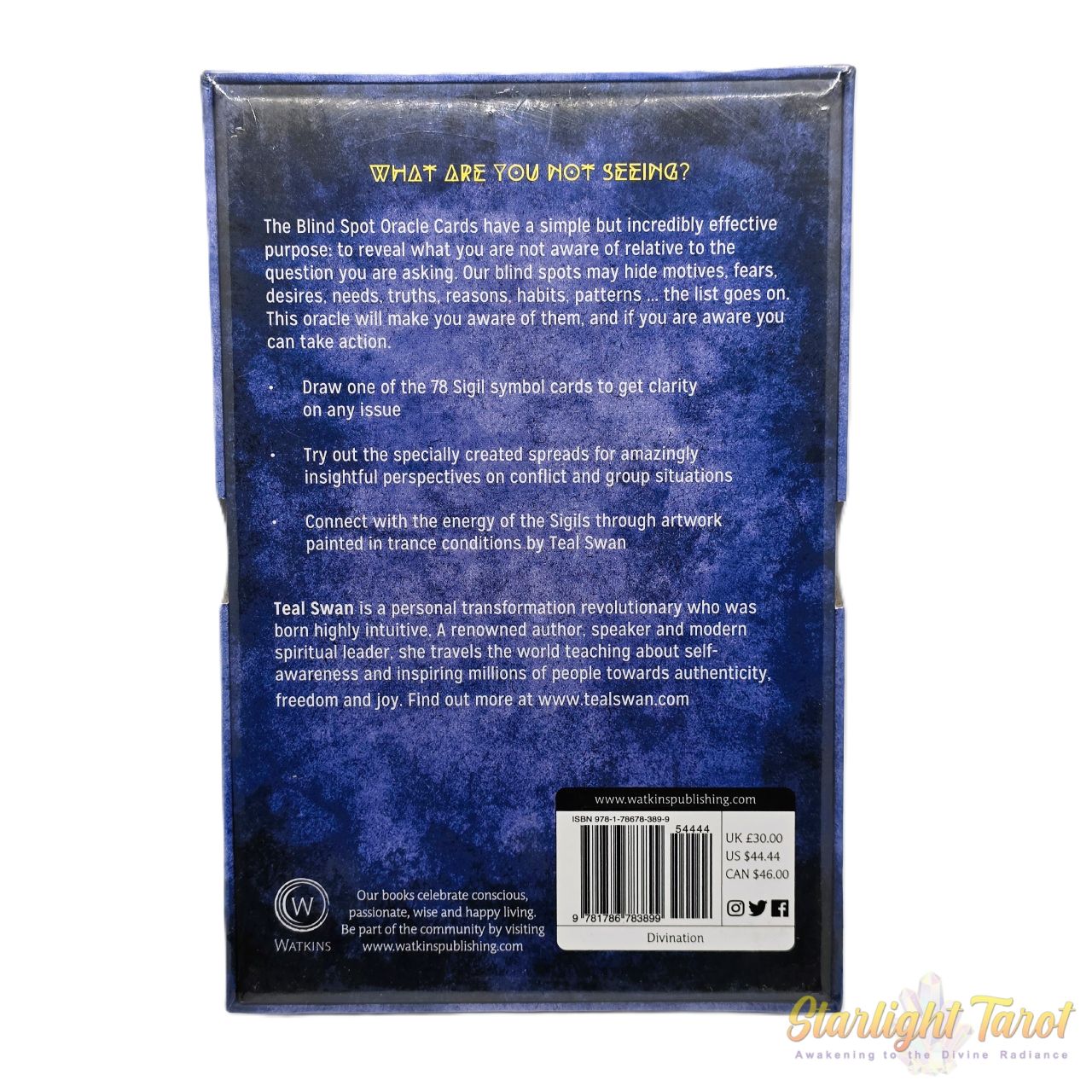 The Blind Spot Oracle Cards - Teal Swan