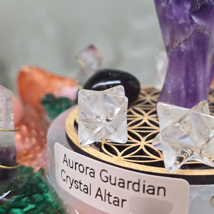 Aurora Guardian Crystal Altar (OOAK)