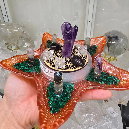 Aurora Guardian Crystal Altar (OOAK)