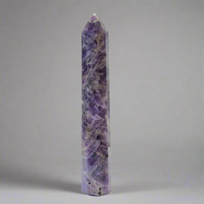 chevron amethyst tower 8 sided
