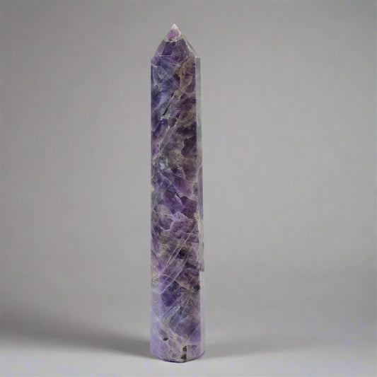 chevron amethyst tower 8 sided