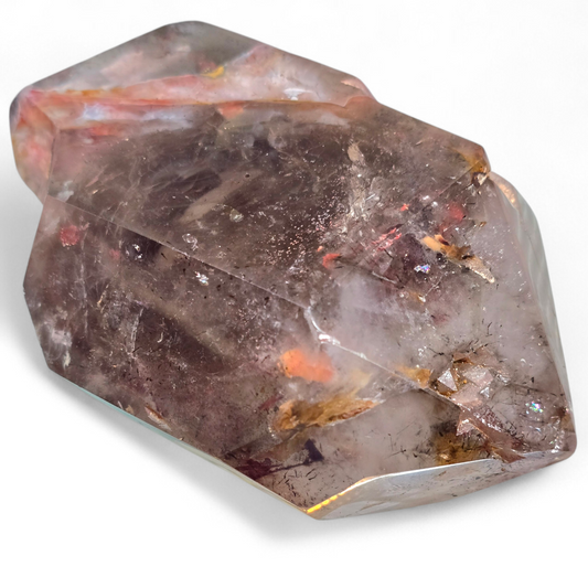 Fire Quartz Polished Freeform Crystal (approx 1.22kg)