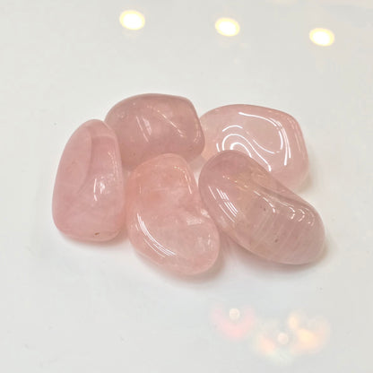 Rose Quartz Jumbo Tumble Stone (AA Grade - Brazil)