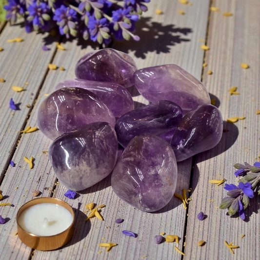 Amethyst Tumble Stone (A Grade)