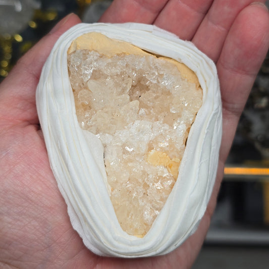 The Inner Sanctuary: Mini Clear Quartz Geode Cluster