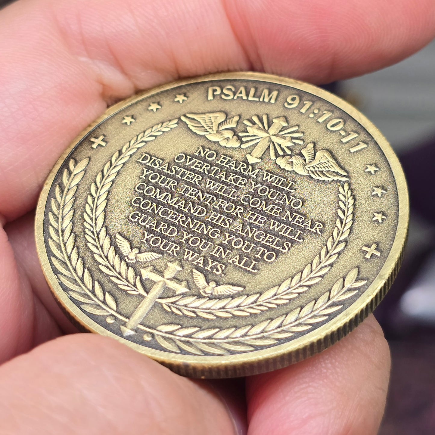 Archangel Michael (Saint Michael) Protection Coin
