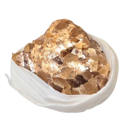 The Liquid Sun: Raw Honey Calcite Specimen