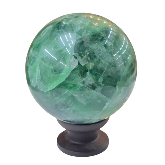 Green Fluorite Sphere (Premium Grade - 93mm dia.)