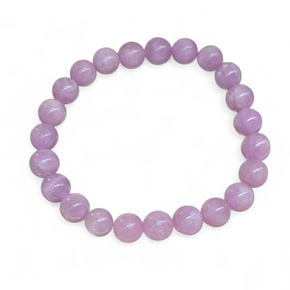 Kunzite Bracelet B (AAA Quality · 6mm Beads · 16cm)