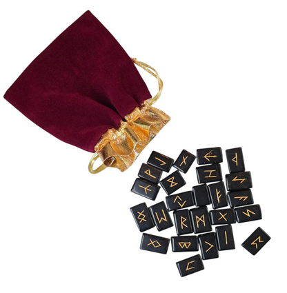 Obsidian Crystal Runes