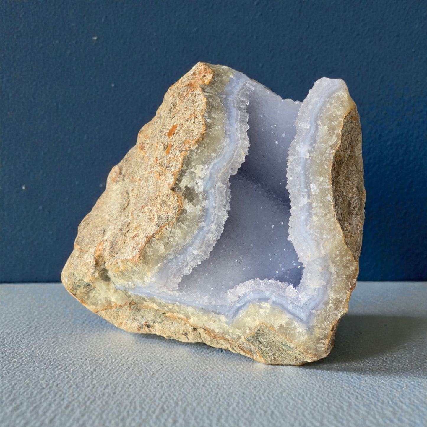Blue Lace Agate Geode