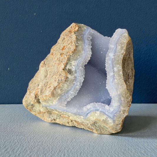 Blue Lace Agate Geode