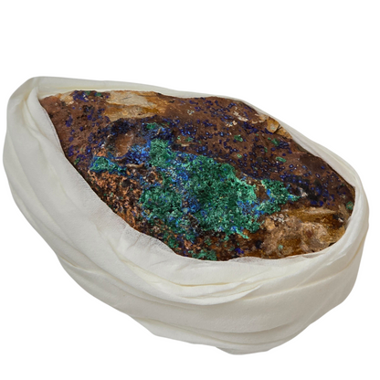 Earth & Sky United: Raw Azurite with Malachite Specimen #2
