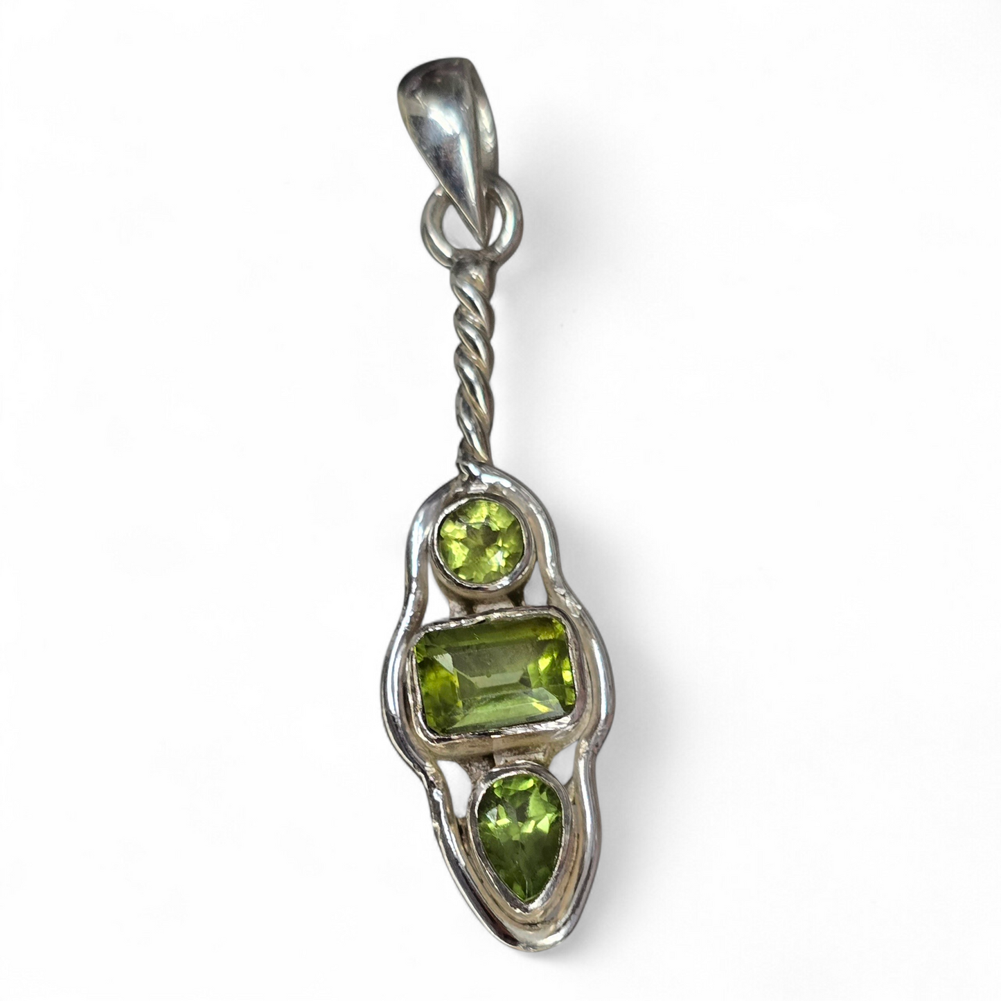 Peridot Pendant (Sterling Silver 925)