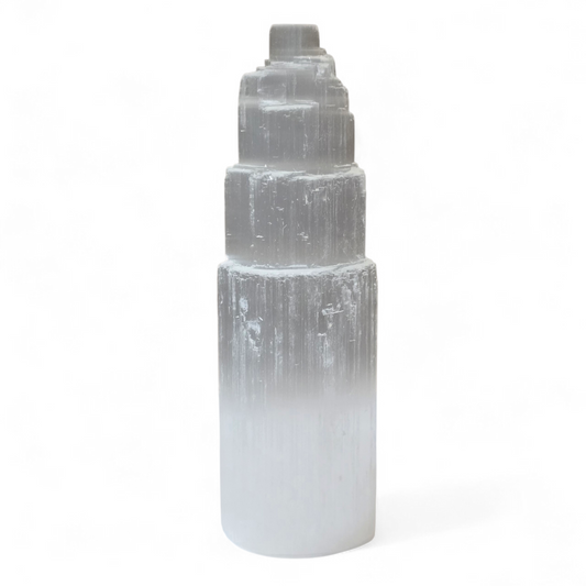 Pillar of Light: Natural Selenite Tower (Medium)