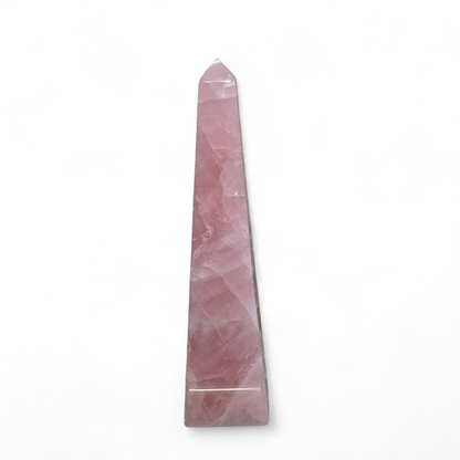 Monumental Love & Compassion: Large Rose Quartz Obelisk #1