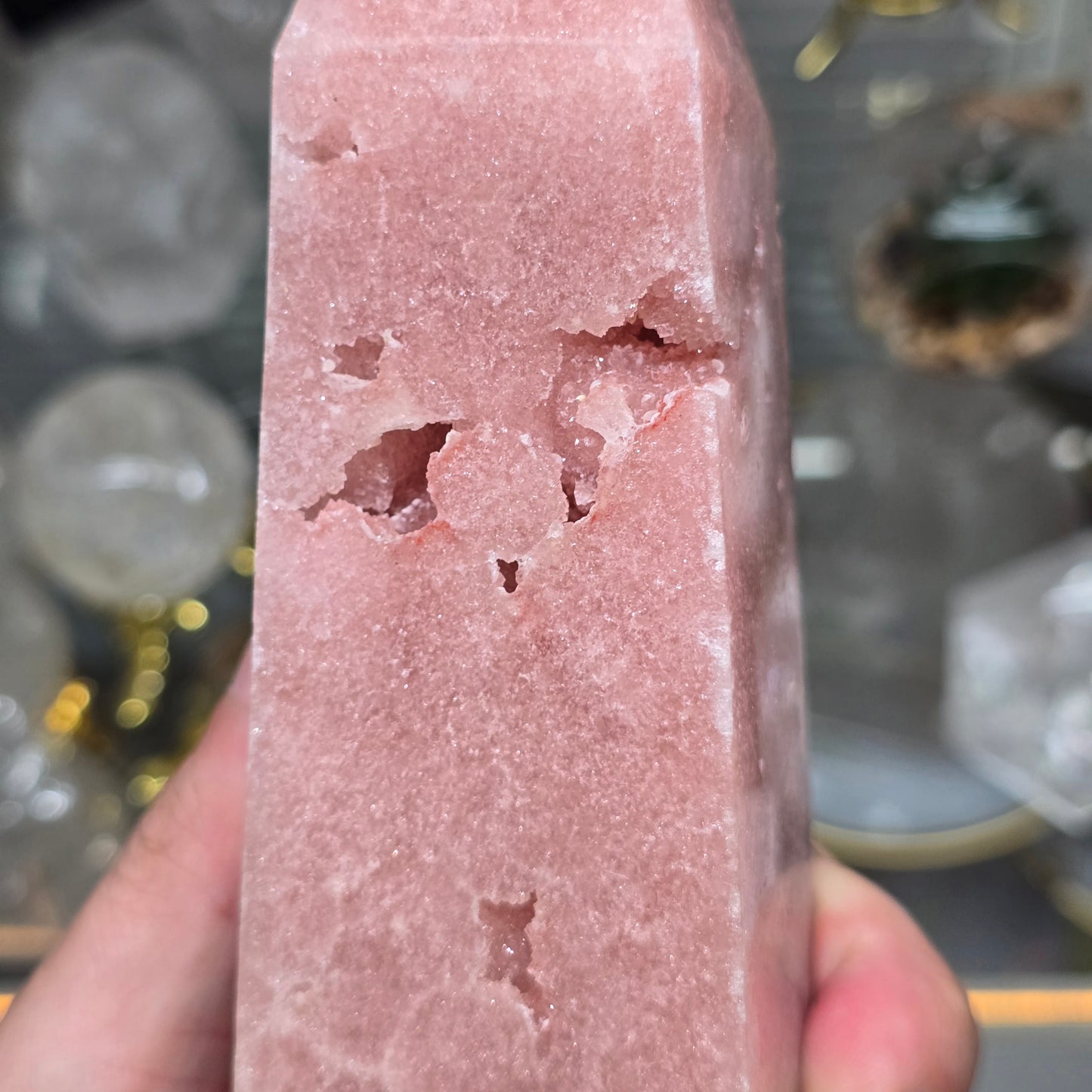 Gentle Healing & Divine Love: Pink Amethyst Obelisk