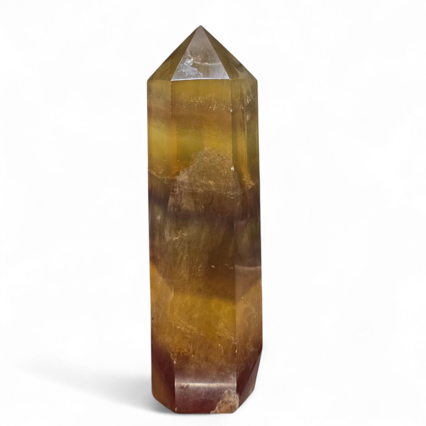 Honey-Gold Clarity: Banded Yellow Fluorite Generator