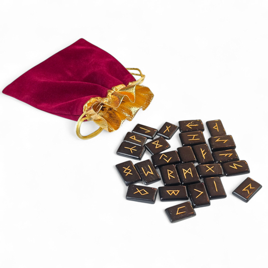 Obsidian Crystal Runes