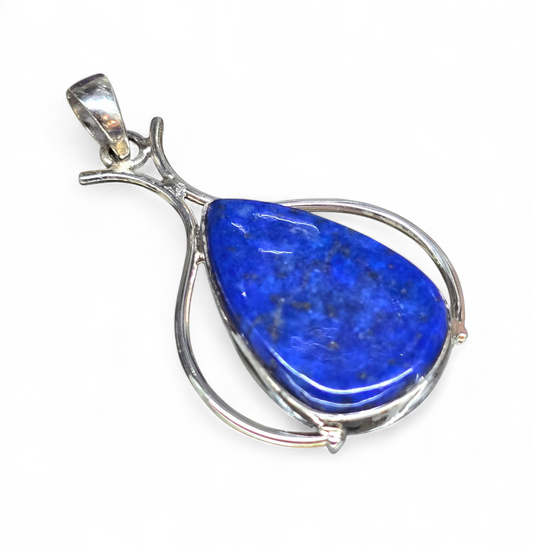 Lapis Lazuli Pendant #2 (Sterling Silver 925)