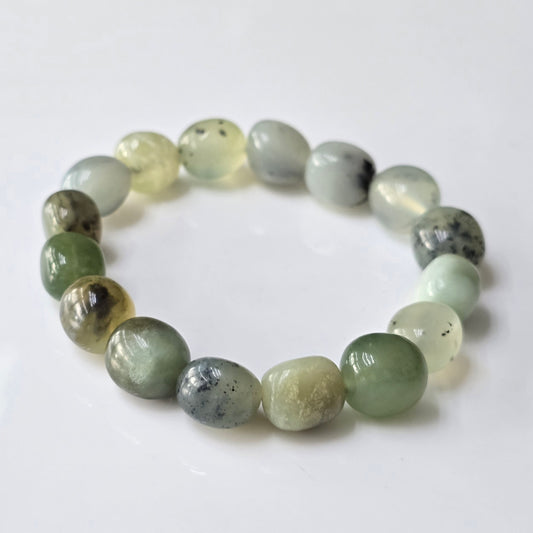 Prehnite Nugget Bracelet A (16.5cm)