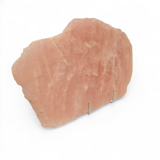 Polished Rose Quartz Slab (Madagascar)