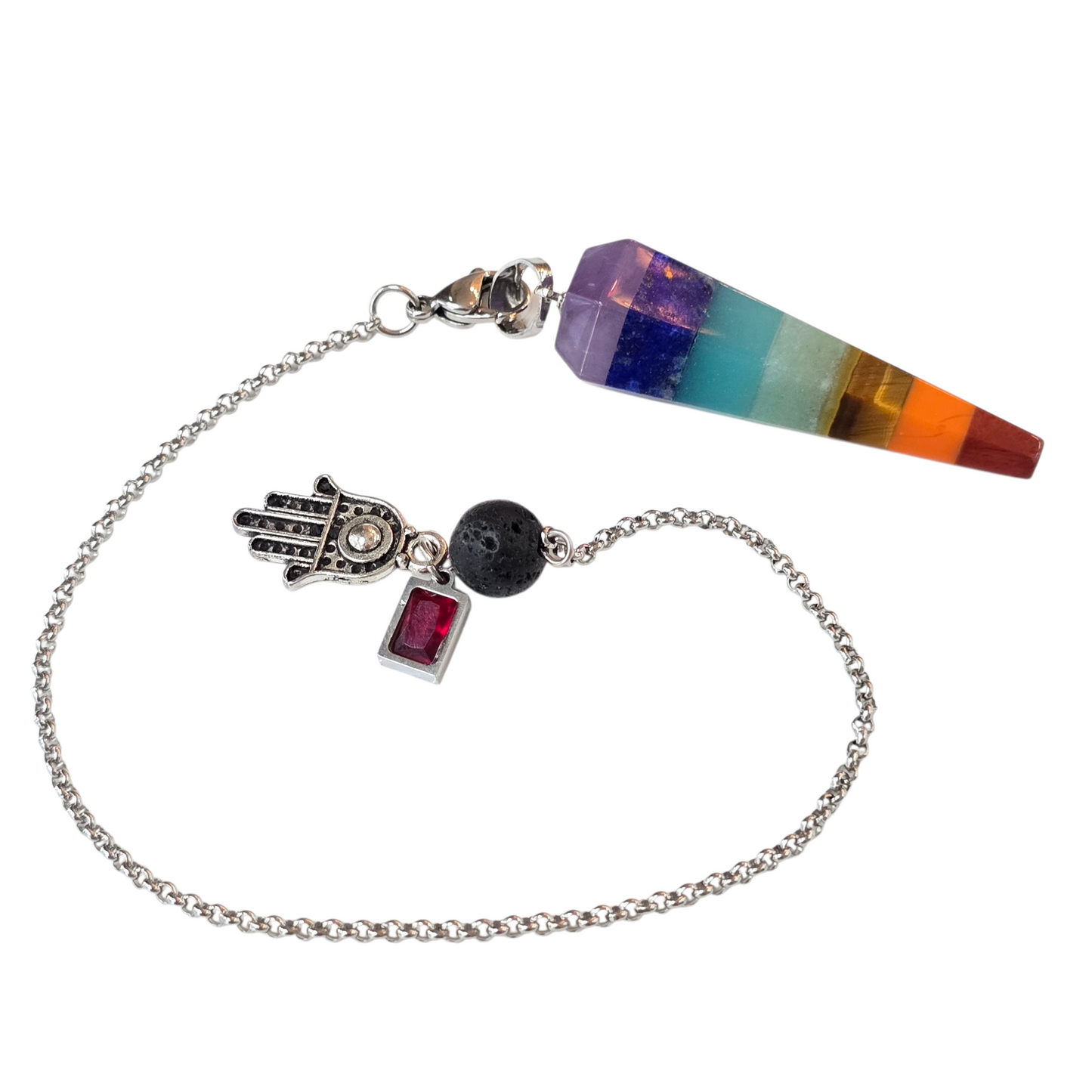The Elemental Seer: 7 Chakra Hamsa & Fire Pendulum