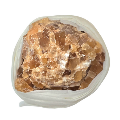 The Liquid Sun: Raw Honey Calcite Specimen