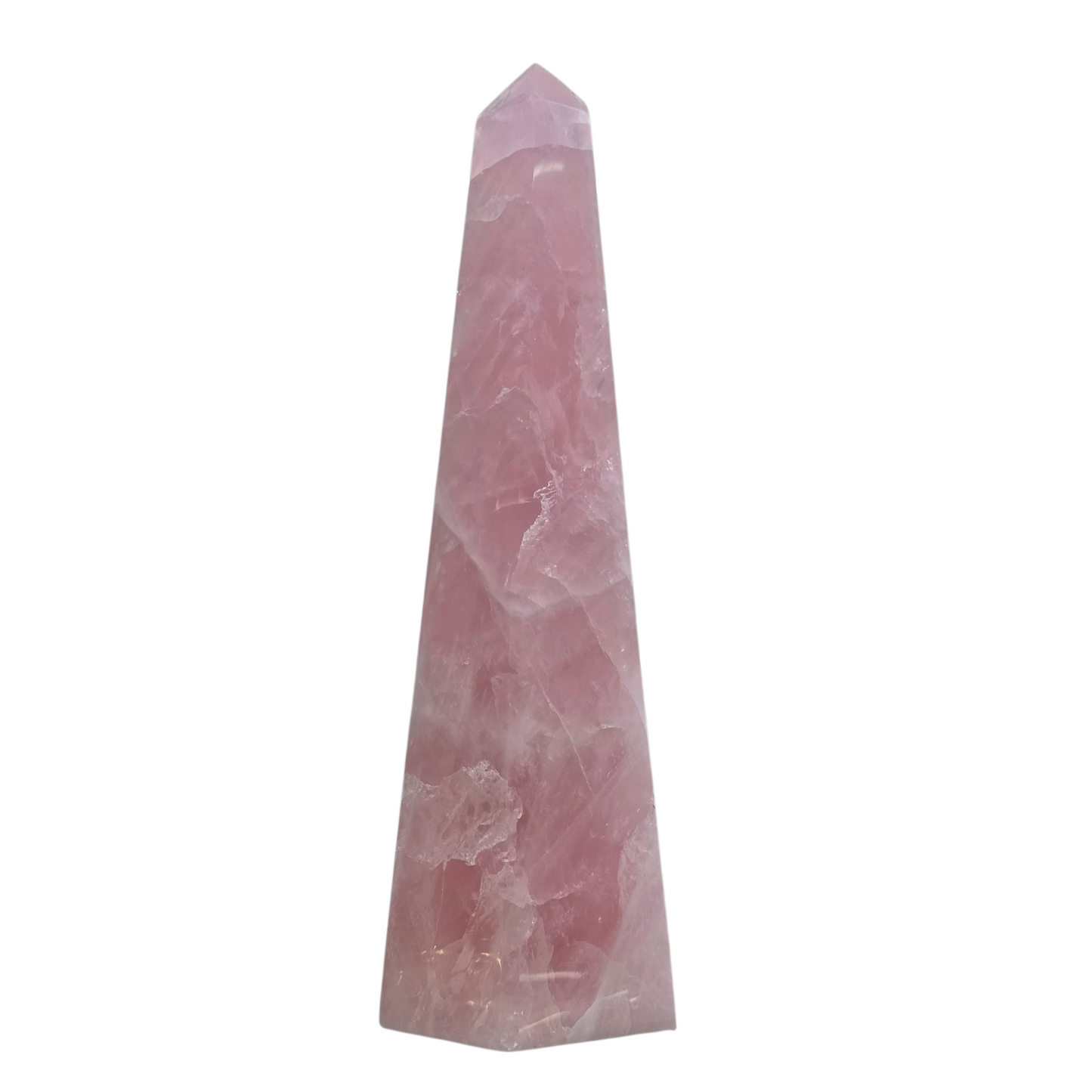Monumental Love & Compassion: Large Rose Quartz Obelisk #1