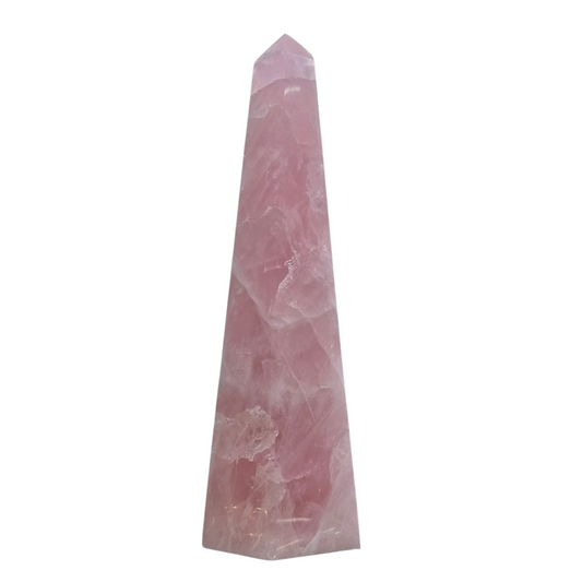 Monumental Love & Compassion: Large Rose Quartz Obelisk #1