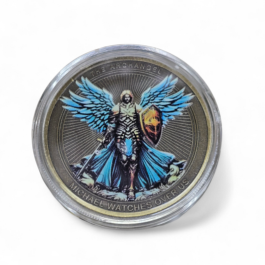 Archangel Michael (Saint Michael) Protection Coin