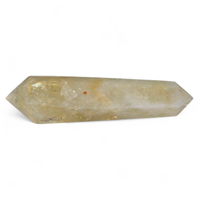 The Manifestation Conduit: Double-Terminated Citrine Wand (6-Sided) #1