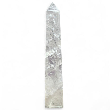 Amplified Light & Hidden Magic: Rainbow Clear Quartz Obelisk