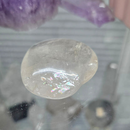 Clear Quartz Polished Heart #4