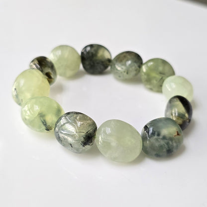 Prehnite Nugget Bracelet (17cm)