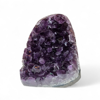 Spiritual Sanctuary: Deep Purple Amethyst Cathedral Geode (19cm X 13cm X 11cm, approx 5kg)