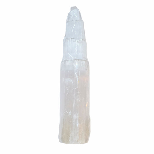 Pillar of Light: Natural Selenite Tower (XL - approx. 1.7kg)