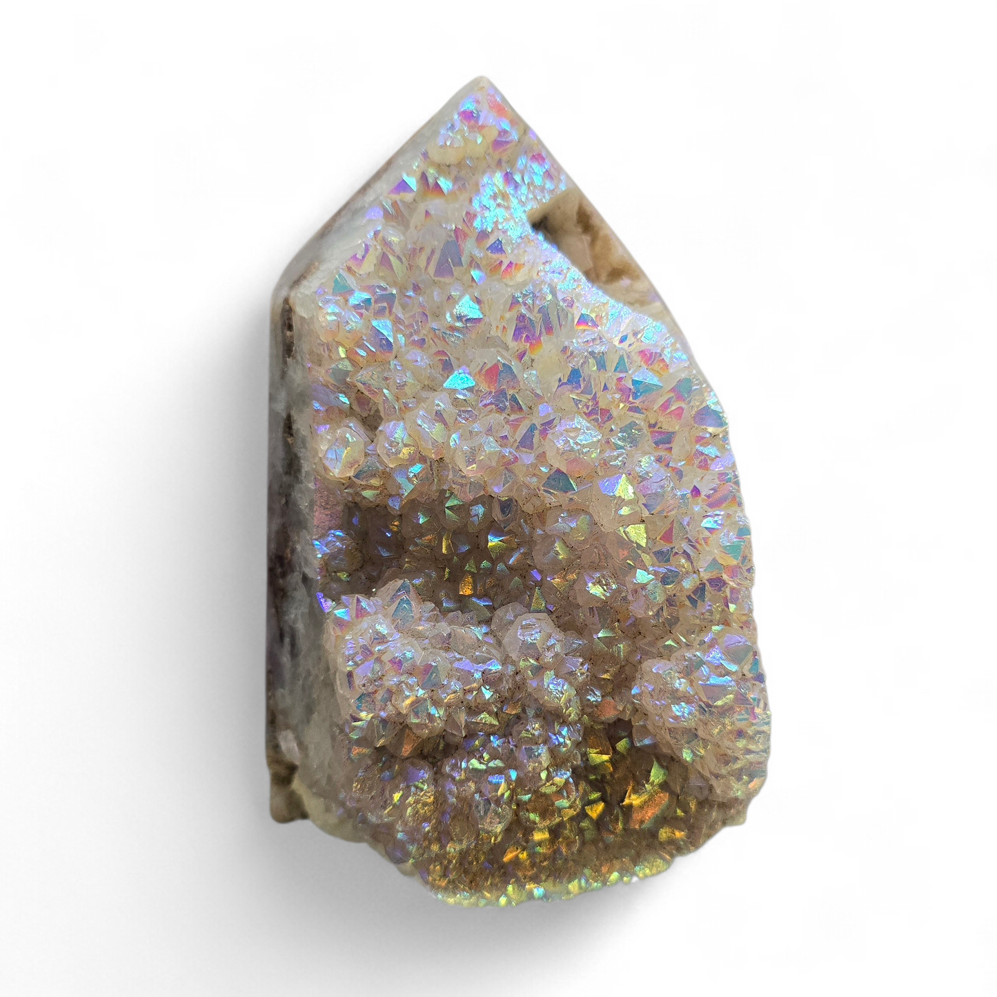 Celestial Spark: Aura Quartz Crystal Cluster Generator