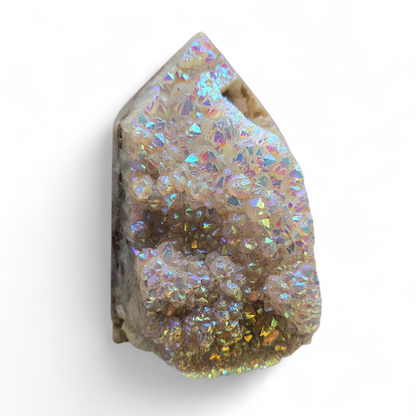 Celestial Spark: Aura Quartz Crystal Cluster Generator