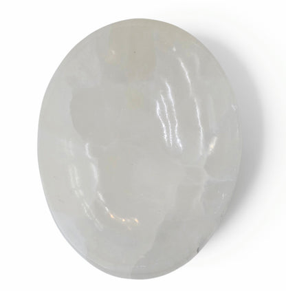 Luminous Purifier: Polished Selenite Charging Bowl (Large, approx. 14cm)