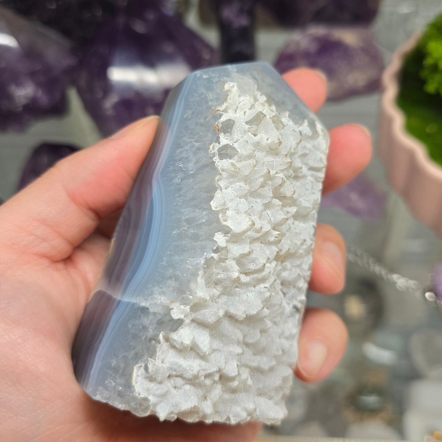 Crystal Forest: Grey Agate Druzy Generator