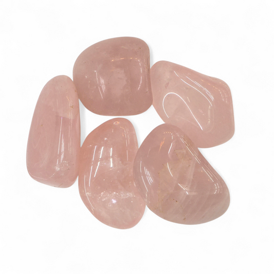 Rose Quartz Jumbo Tumble Stone (AA Grade - Brazil)