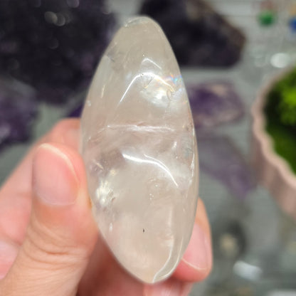 Clear Quartz Polished Heart #3