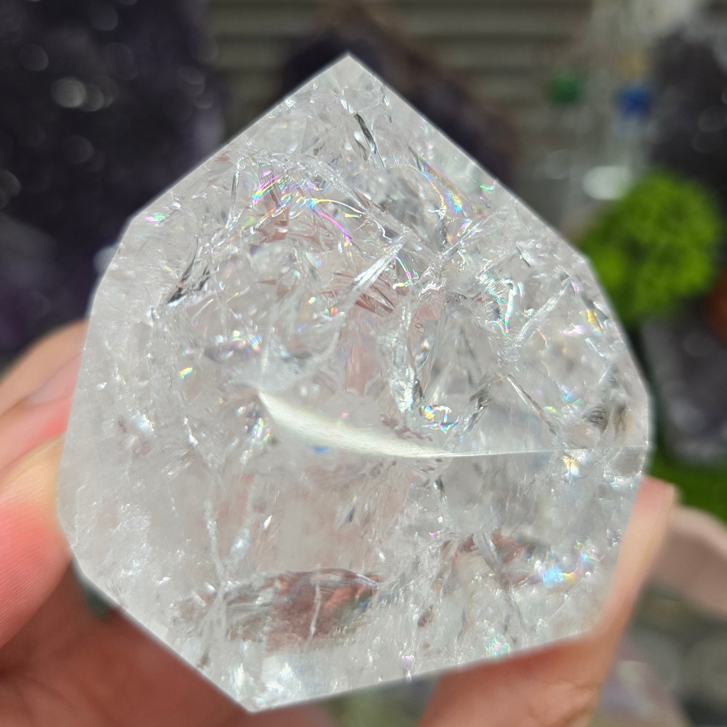 The Prismatic Powerhouse: Rainbow Crackle Quartz (Fire & Ice)