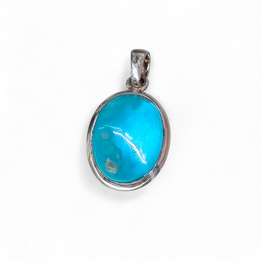 Arizona Turquoise Pendant #2 (Sterling Silver 925)