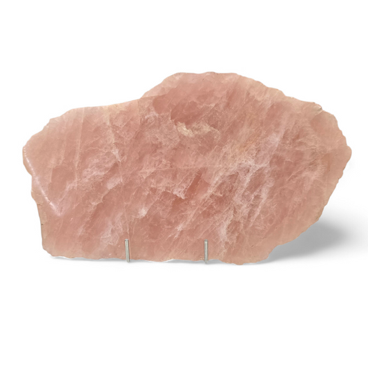 Polished Rose Quartz Slab (Madagascar)