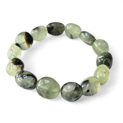 Prehnite Nugget Bracelet B (18cm)