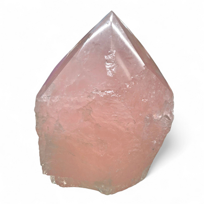 Rose Quartz Point Cut Base #1